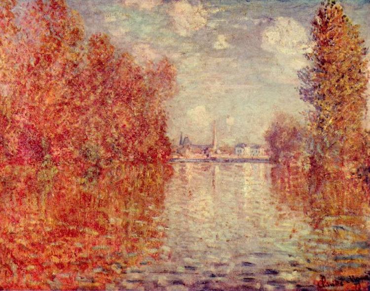 Herbst in Argenteuil, Claude Monet